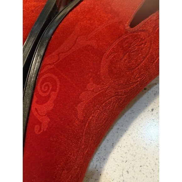 After Midnight Mens Embellished Velvet Formal Dress Loafers Shoes 10.5 Red 7017 main image 15